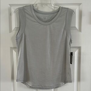 Women's Gray Sleeveless Top